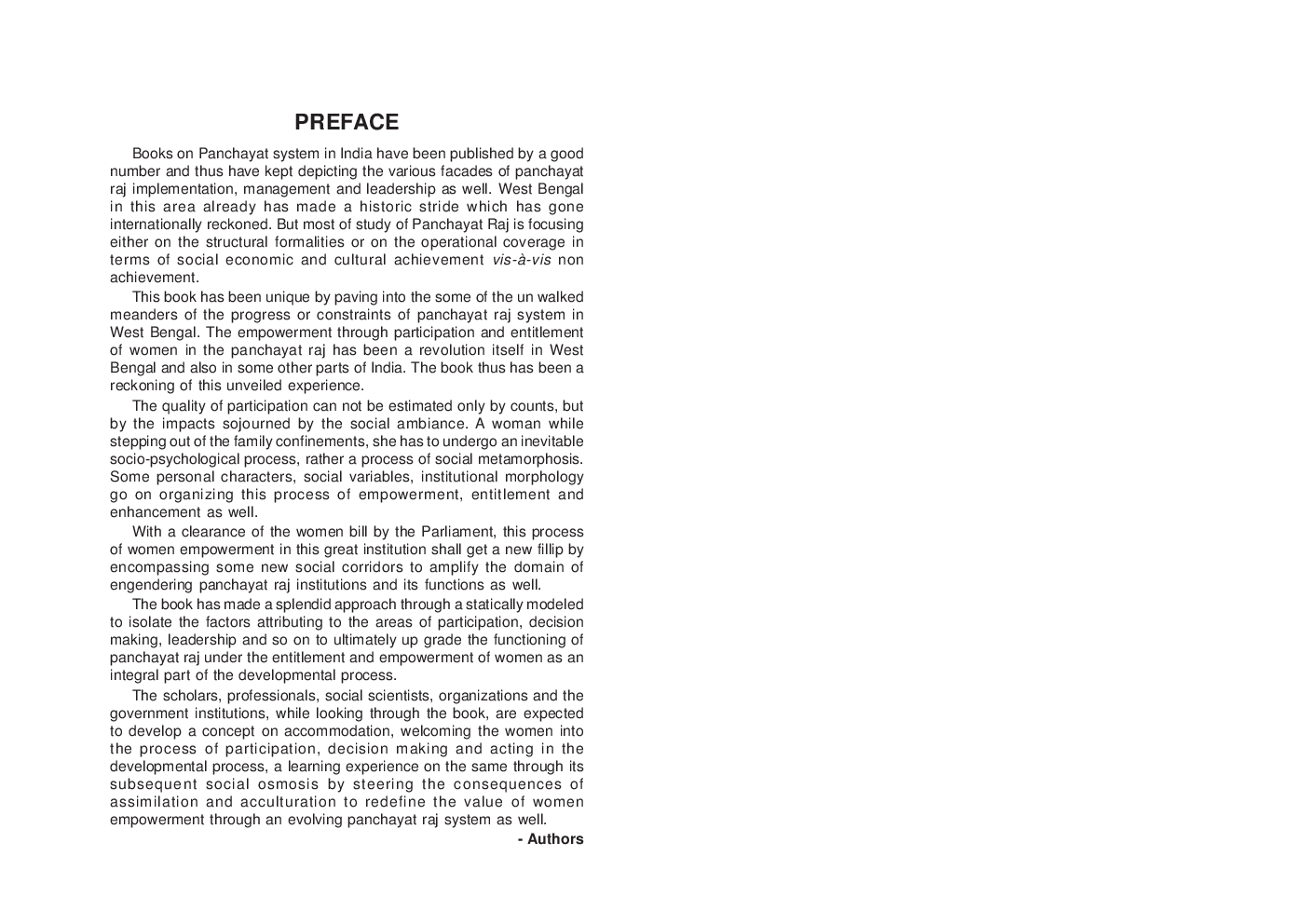 Empowerment and entitlement of rural women in the panchayat system - Page 4