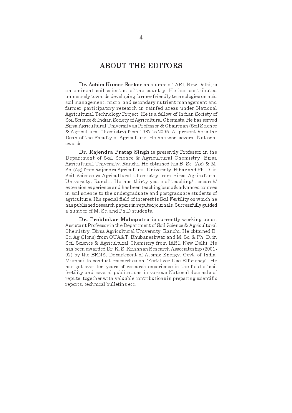 Soil, Water and Plant Nutrient Management - Page 5