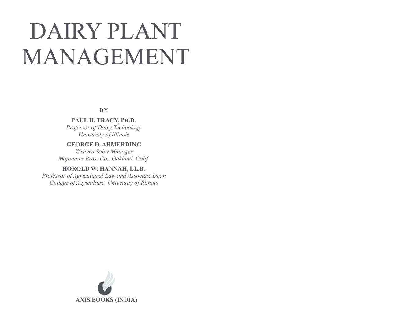 Dairy Plant Management - Page 2