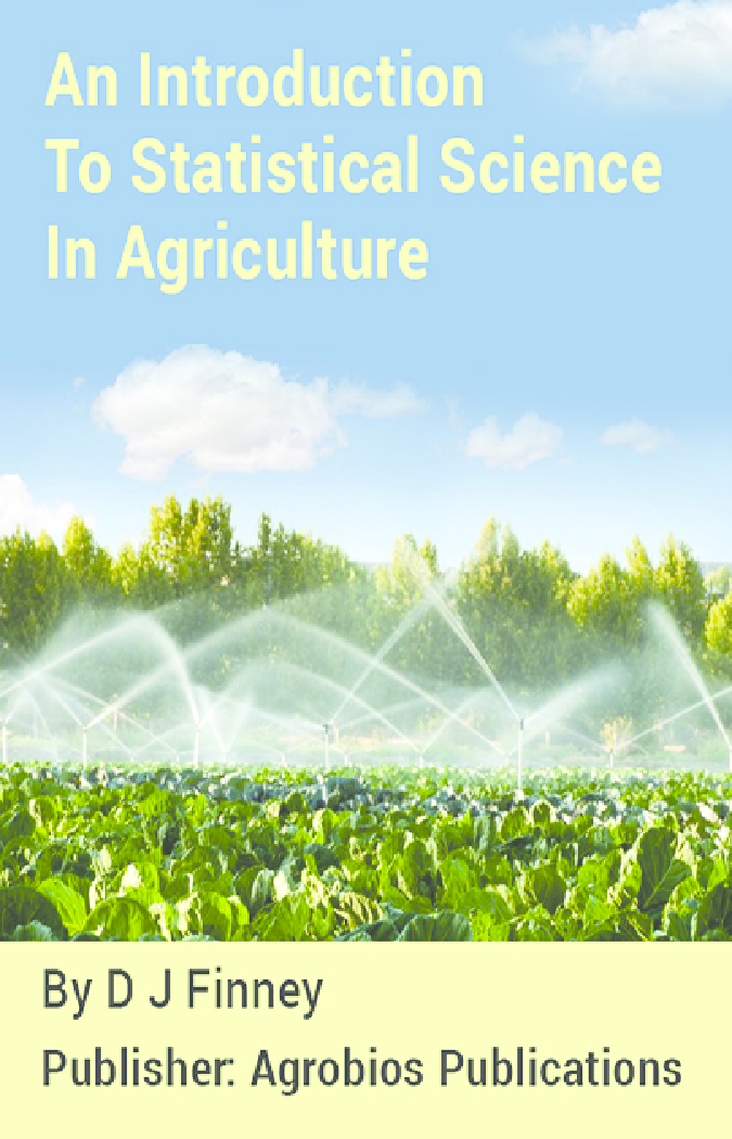 An Introduction to Statistical Science in Agriculture - Page 1