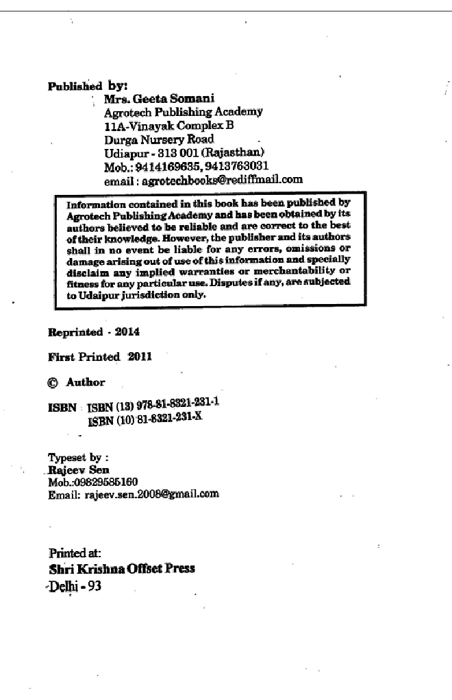 Soil, Plant and Water Analysis Manual - Page 3