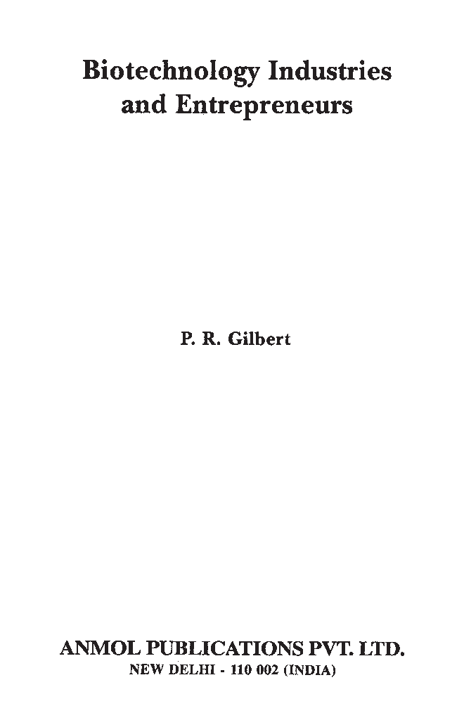 Biotechnology Industries and Enterpreneurs - Page 2