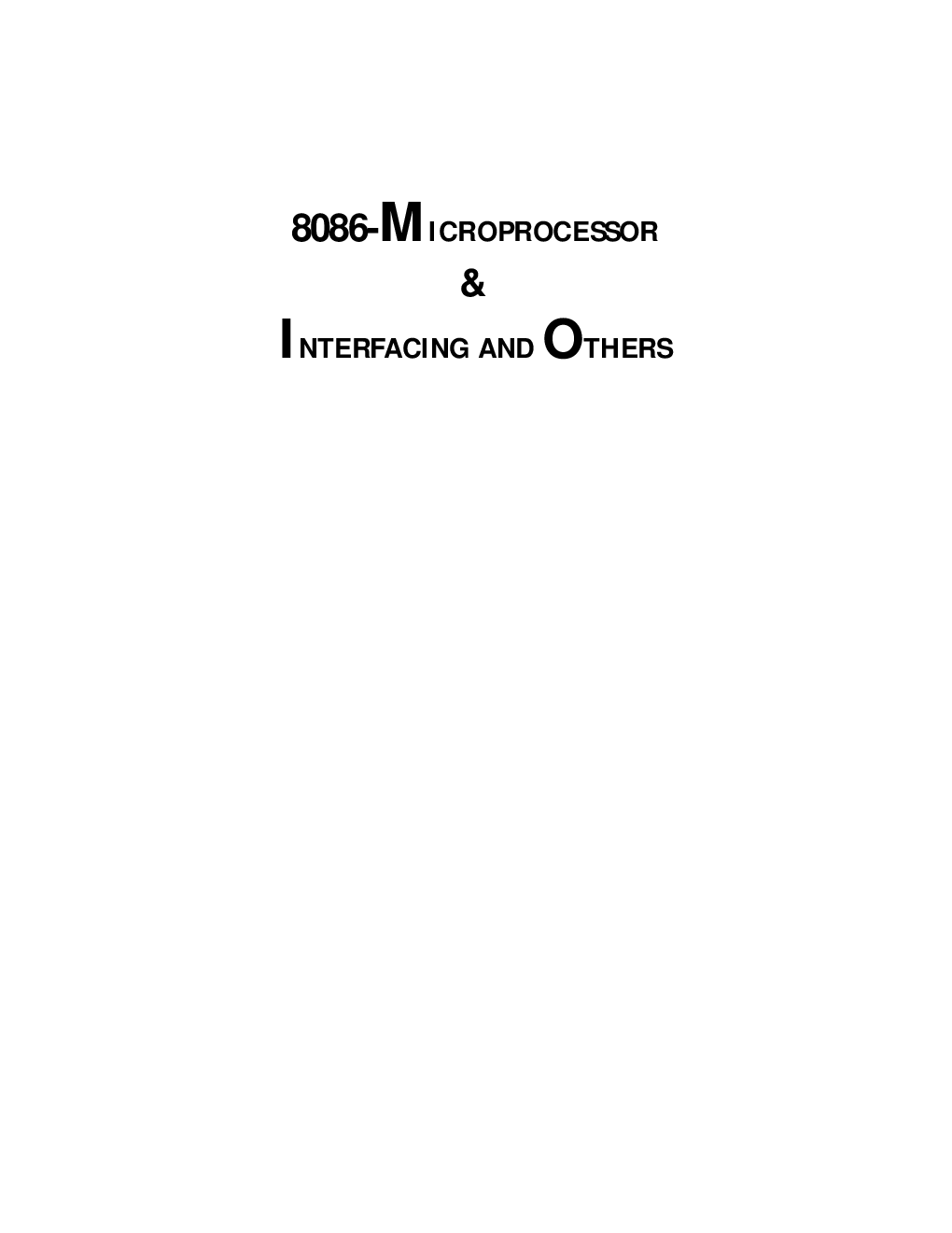 8086 Microprocessor and Interfacing and Others - Page 2