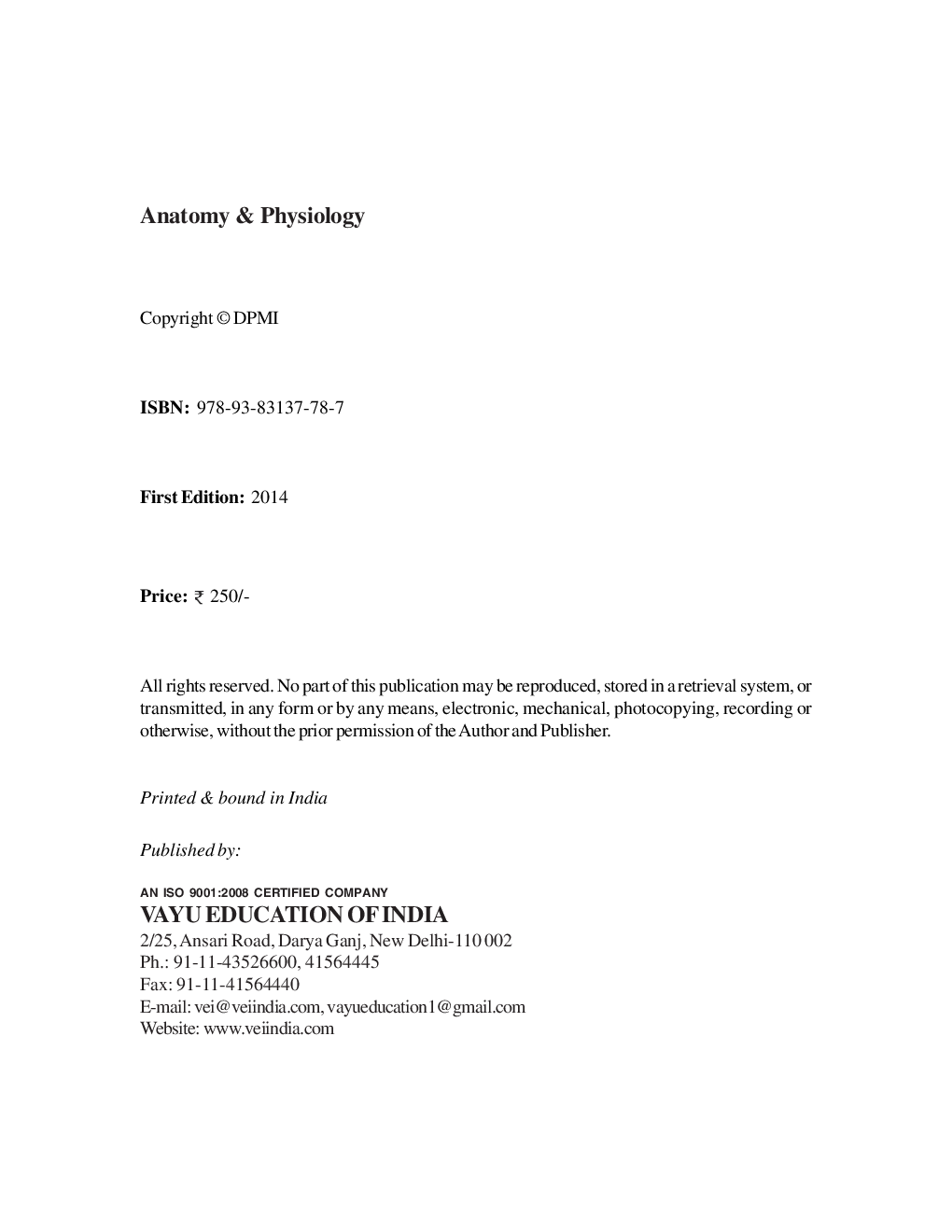 Anatomy and Physiology - Page 2