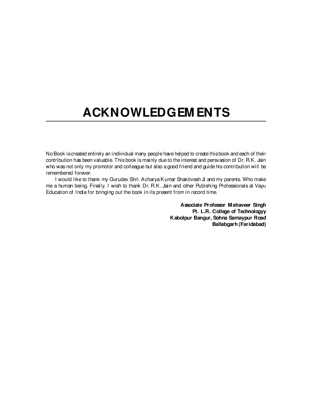 Applied Mathematics-I By Mahaveer Singh - Page 5