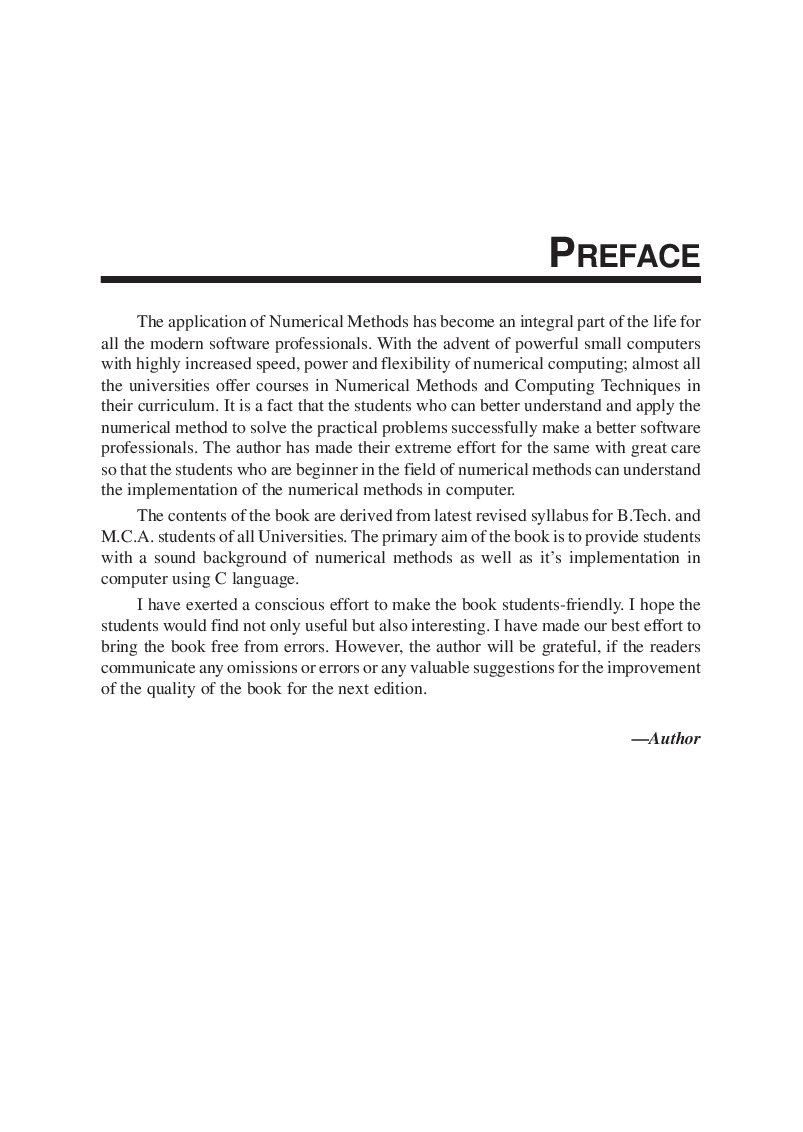 Numerical Methods and Computing Techniques By Gopal Pathak - Page 3