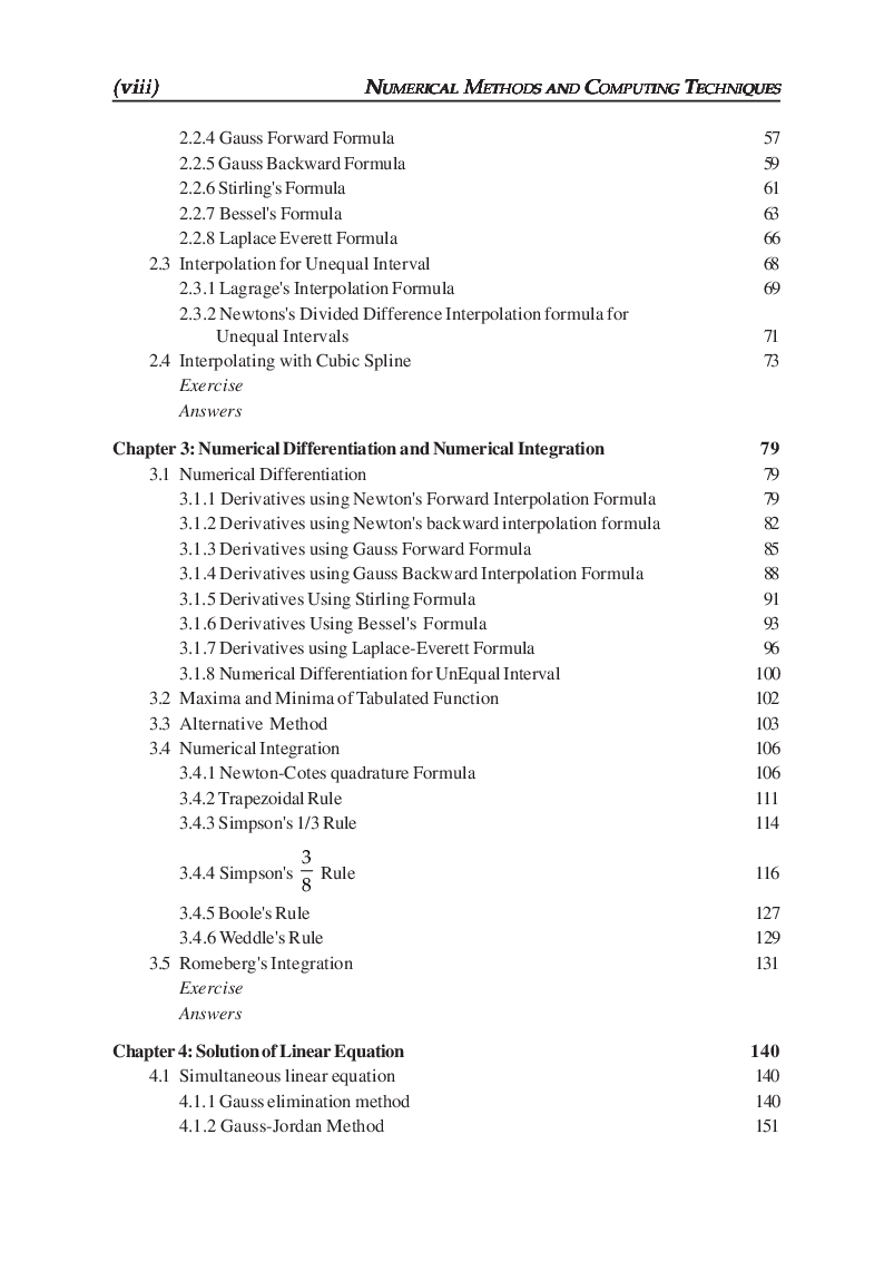 Numerical Methods and Computing Techniques By Gopal Pathak - Page 5