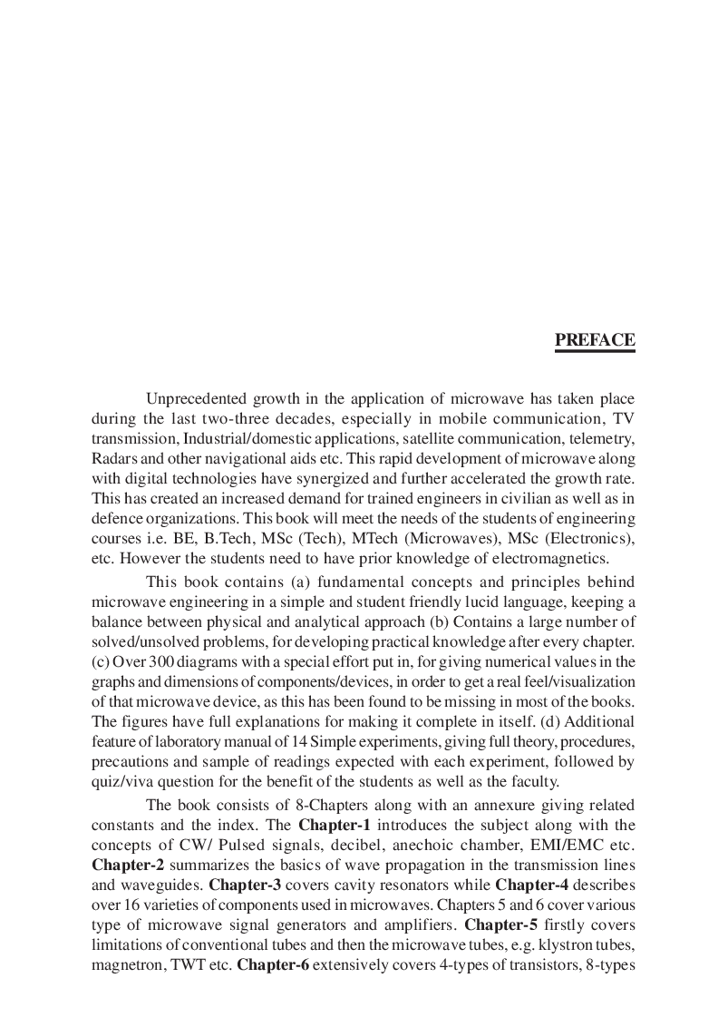 Microwave Engineering By P.K. Chaturvedi - Page 3