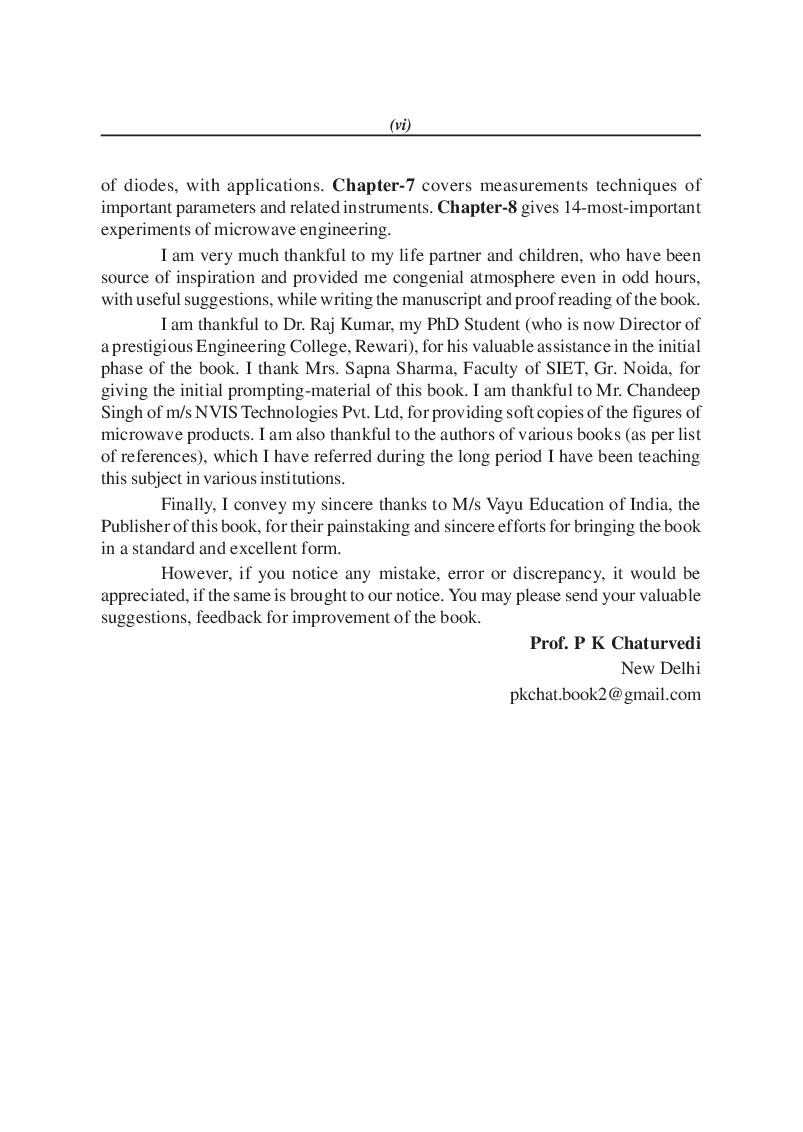 Microwave Engineering By P.K. Chaturvedi - Page 4