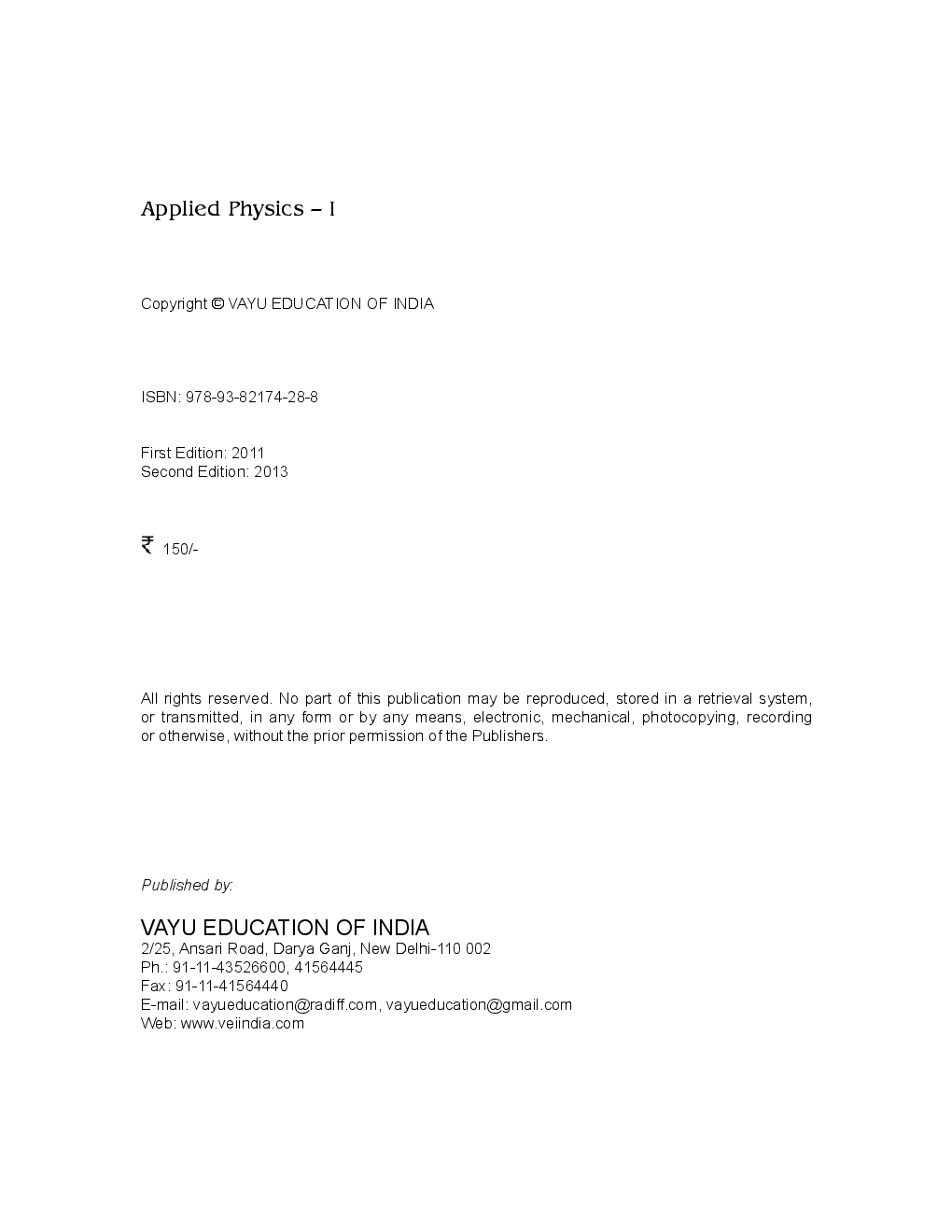 Applied Physics-I - Page 3