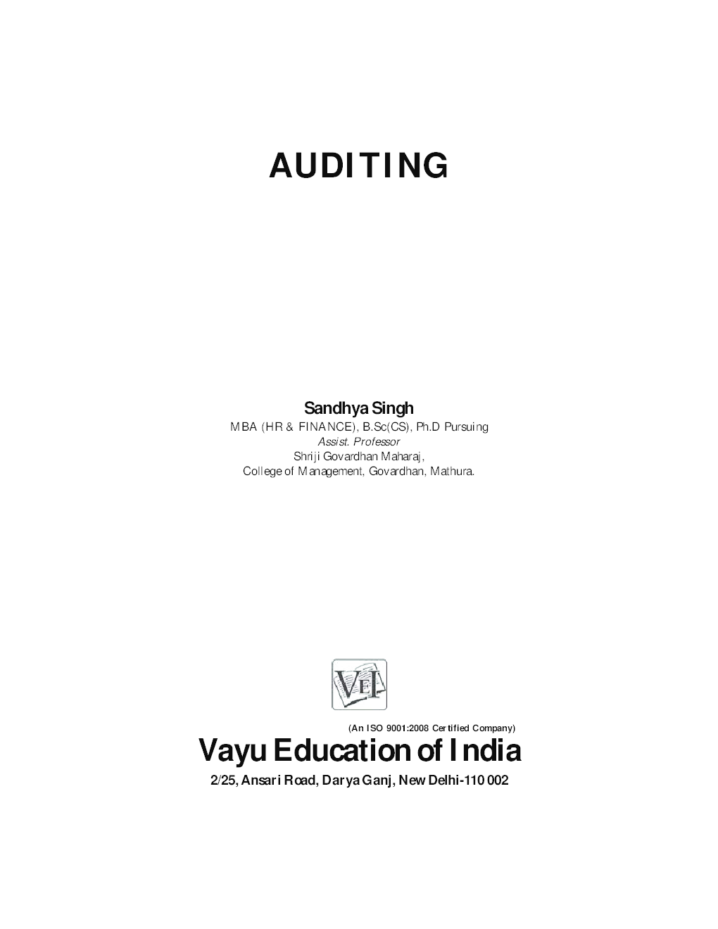 Auditing By Sandhya Singh - Page 2