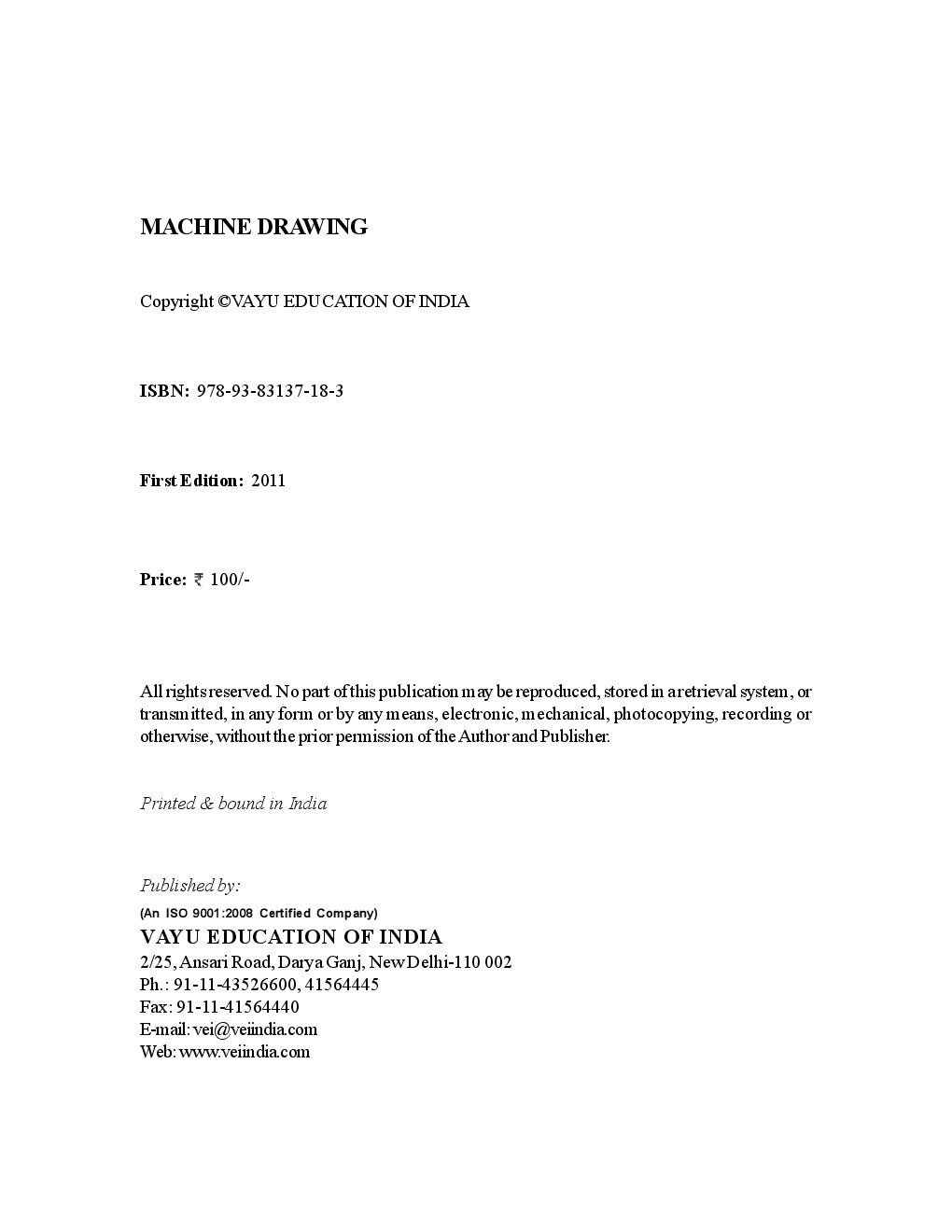 Machine Drawing By Ashok Kumar Singh - Page 3