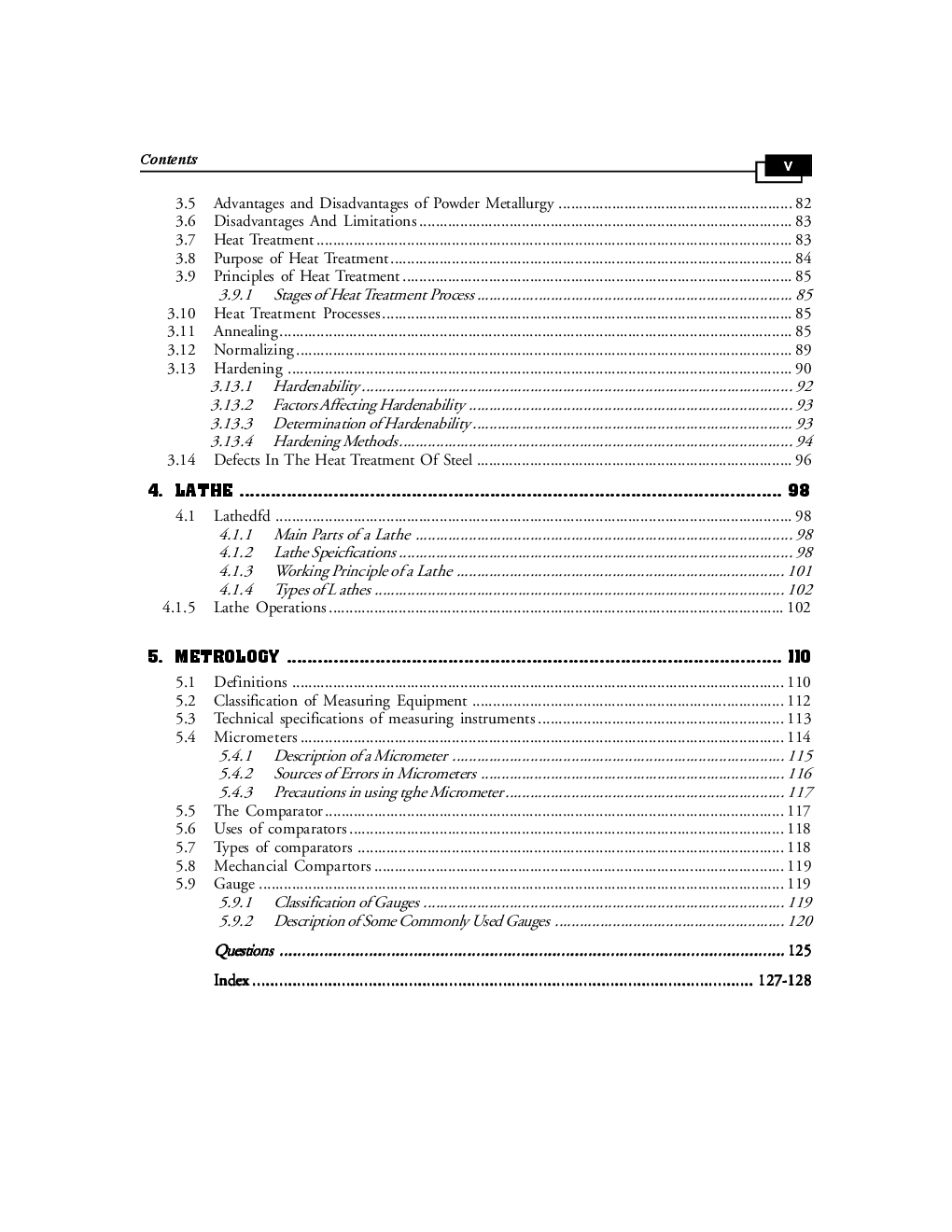 Manufacturing Technology-I By Dr. K.S. Yadav - Page 5