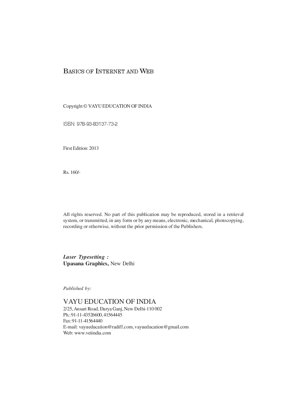 Basics of Internet and Web By Dr. Surender Jangra - Page 3