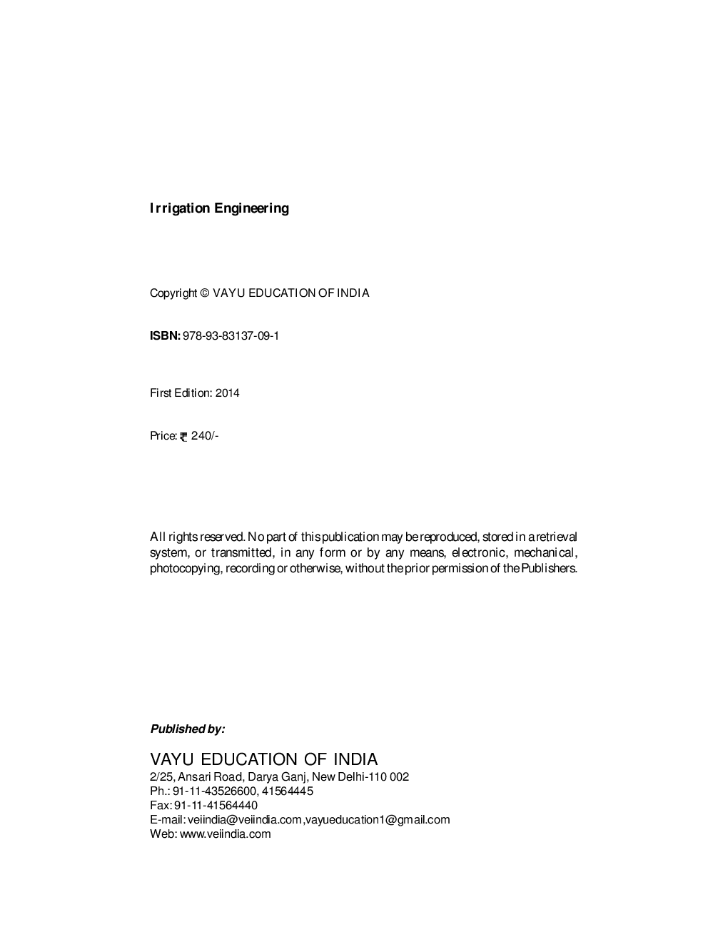 Irrigation Engineering By Dr. P.N. Darde - Page 2