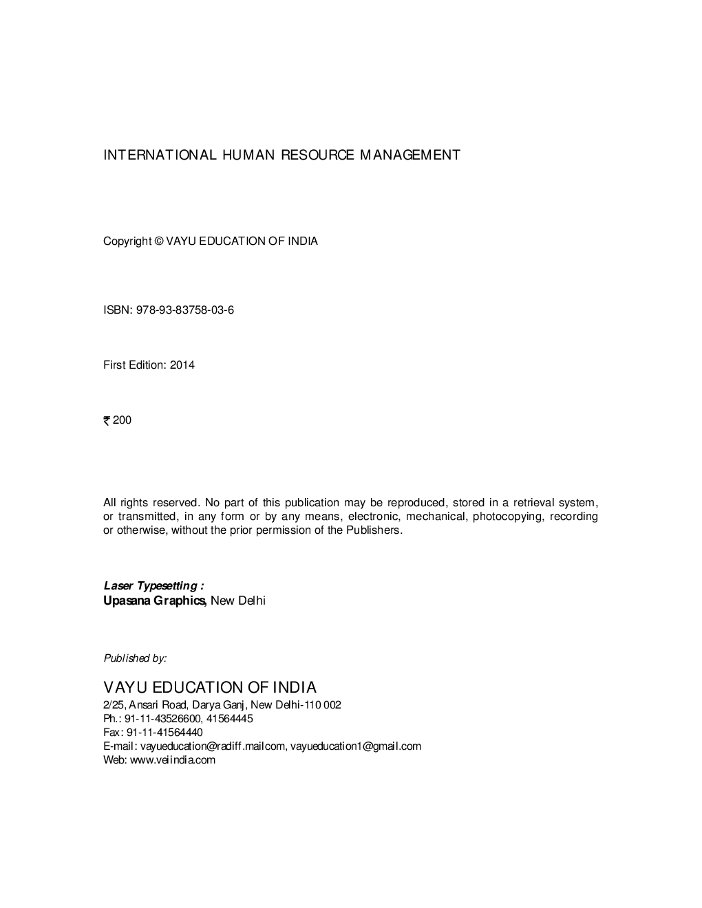 International Human Resource Management - Page 2