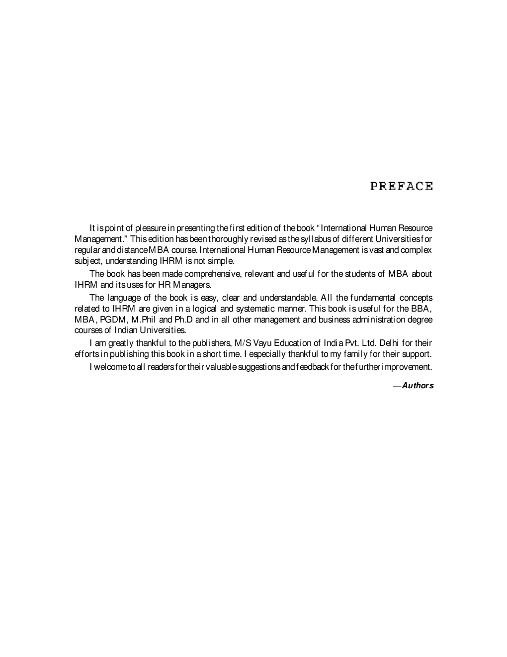 International Human Resource Management - Page 3