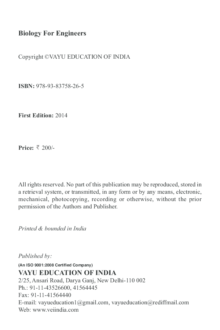 Biology For Engineers - Page 3