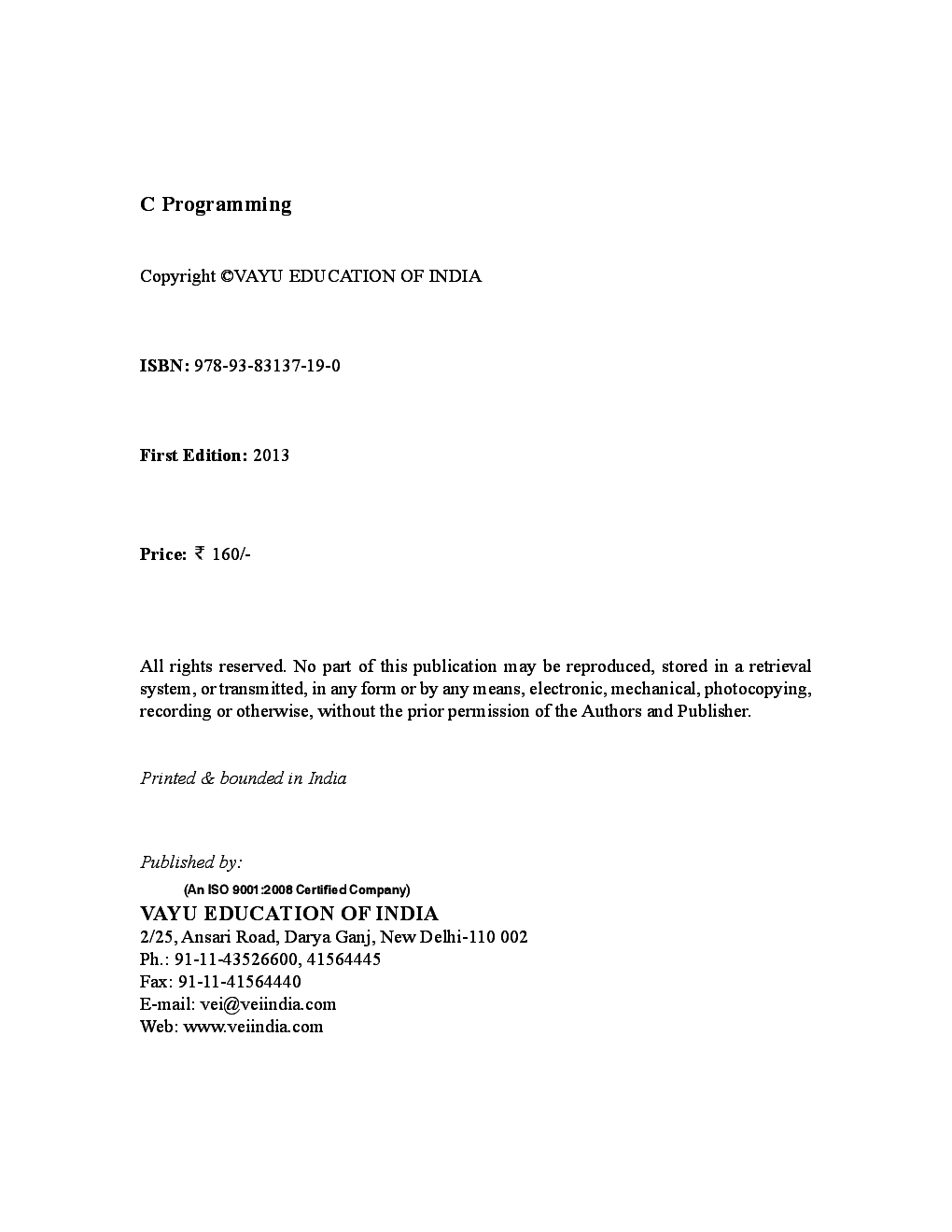 C Programming By Kamlesh Rana - Page 2