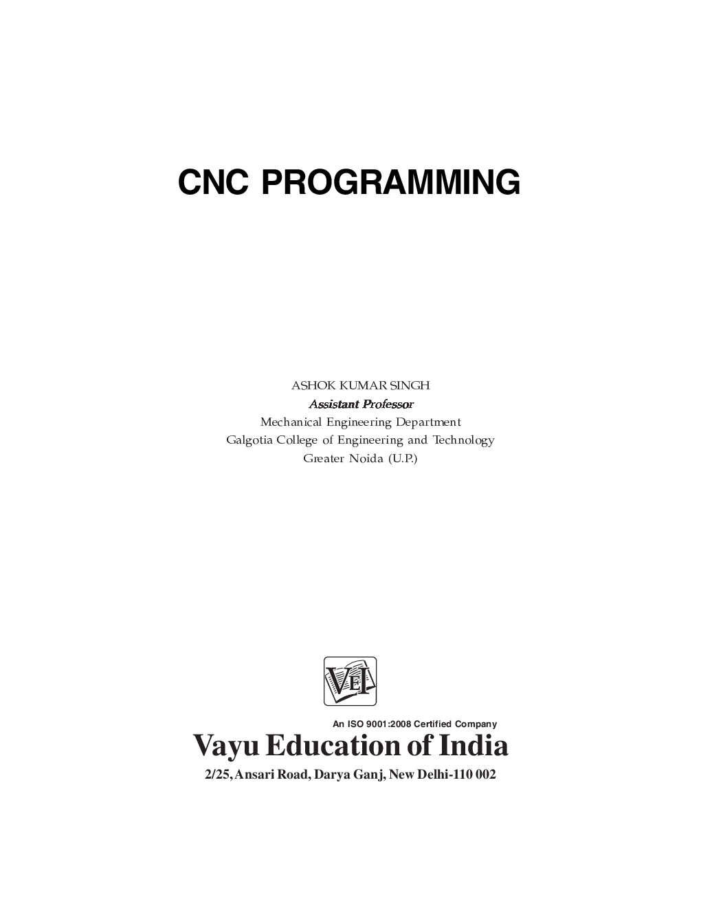 CNC Programming By Ashok Kumar Singh - Page 1