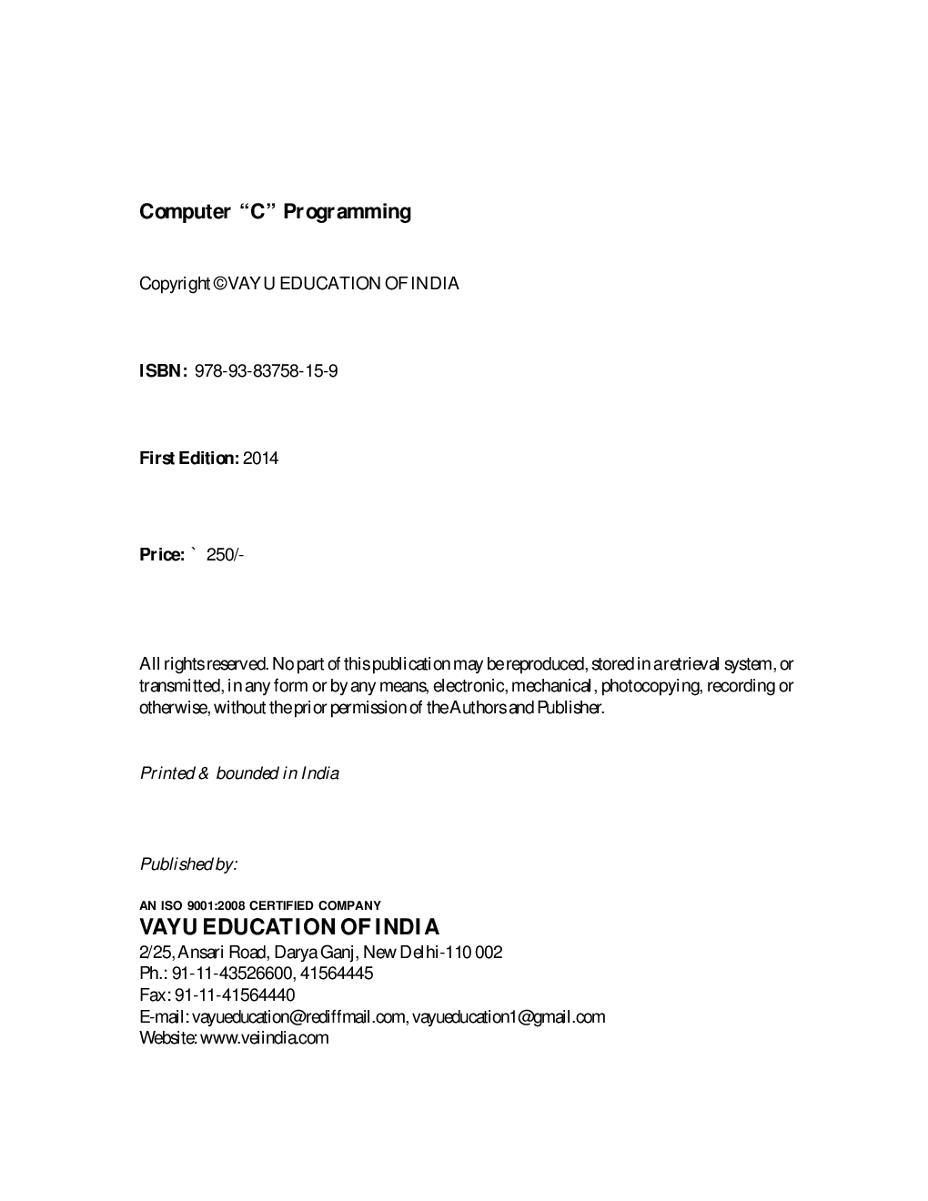 Computer C Programming - Page 2