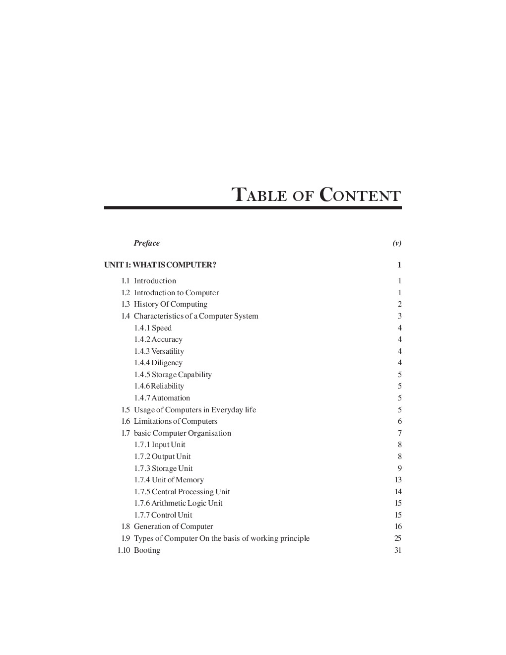 Computer Fundamentals By Poonam Yadav and Praveen Kumar - Page 5