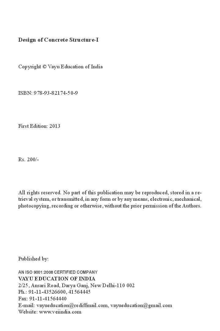 Design of Concrete Structure I By Er. Shobhit Sharma - Page 2