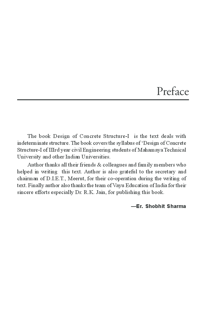 Design of Concrete Structure I By Er. Shobhit Sharma - Page 5