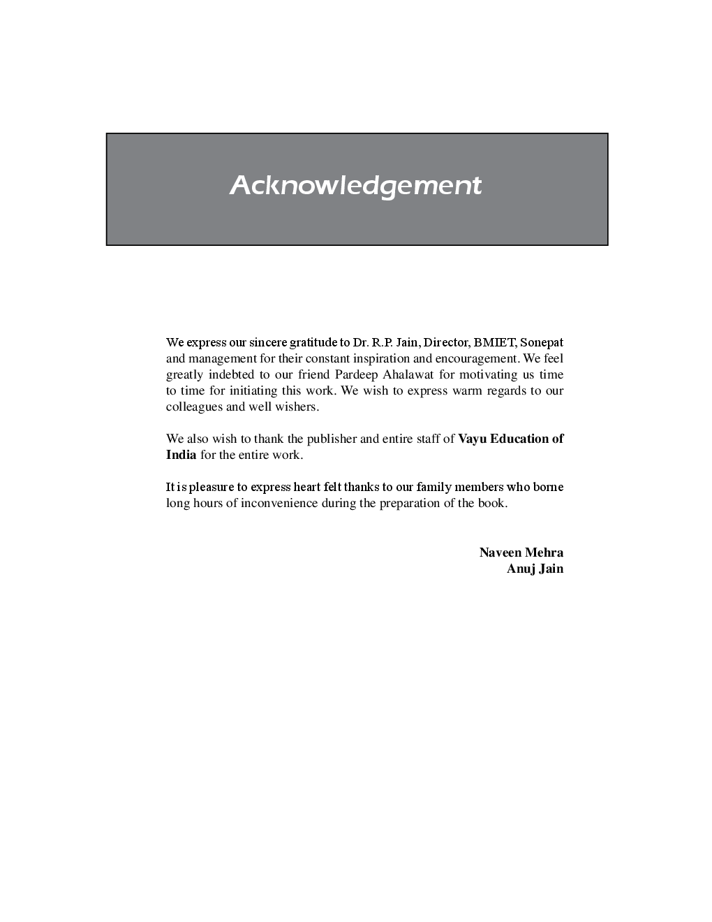 Control Systems By Naveen Mehra and Anuj Jain - Page 4