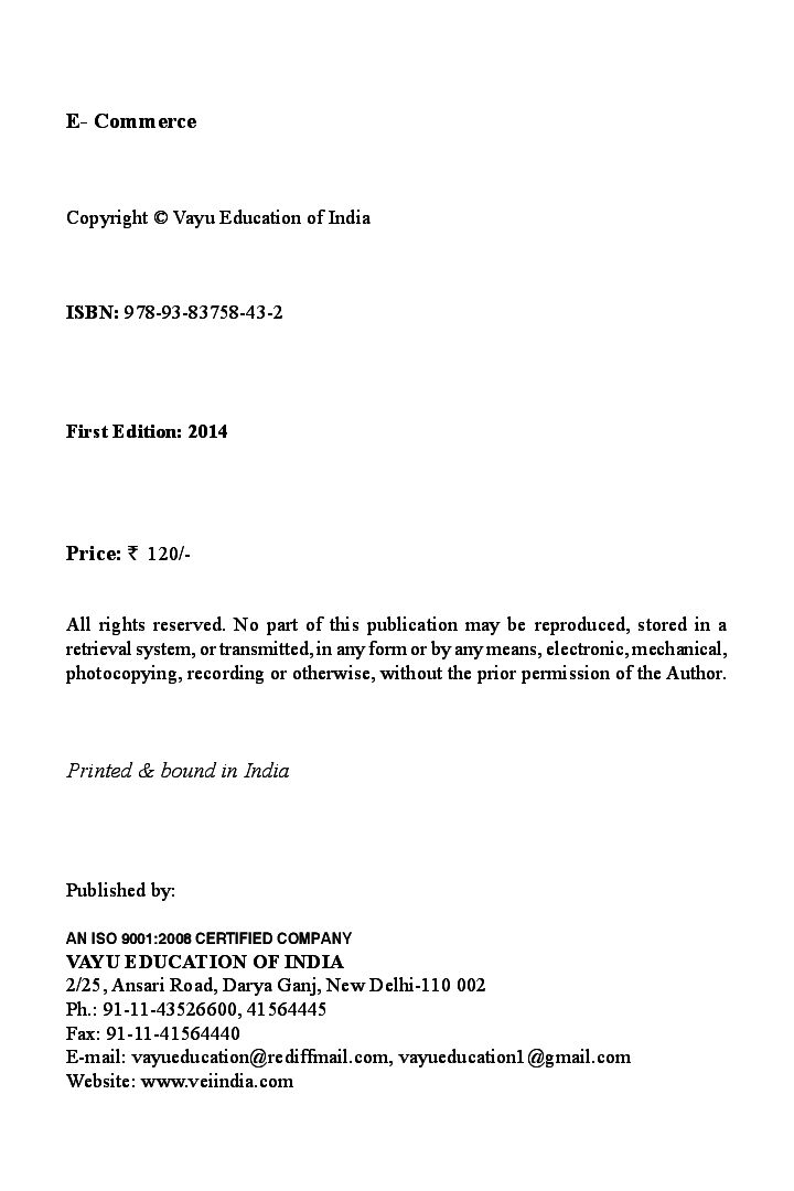 E-Commerce By Neeshu Sharma and Atul Sharma - Page 2