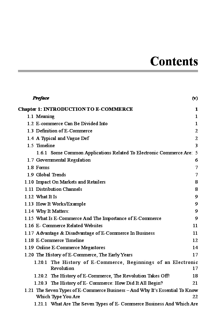 E-Commerce By Neeshu Sharma and Atul Sharma - Page 5