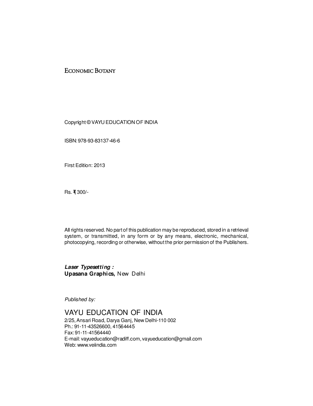 Economic Botany By Manoj Kumar Sharma - Page 2