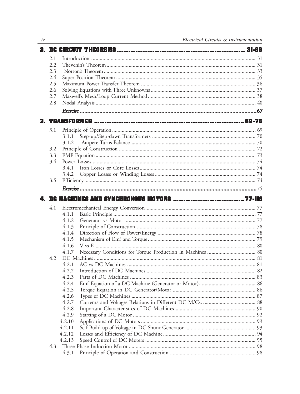 Electrical Circuits & Instrumentation By Vikram Singh Chahal - Page 4