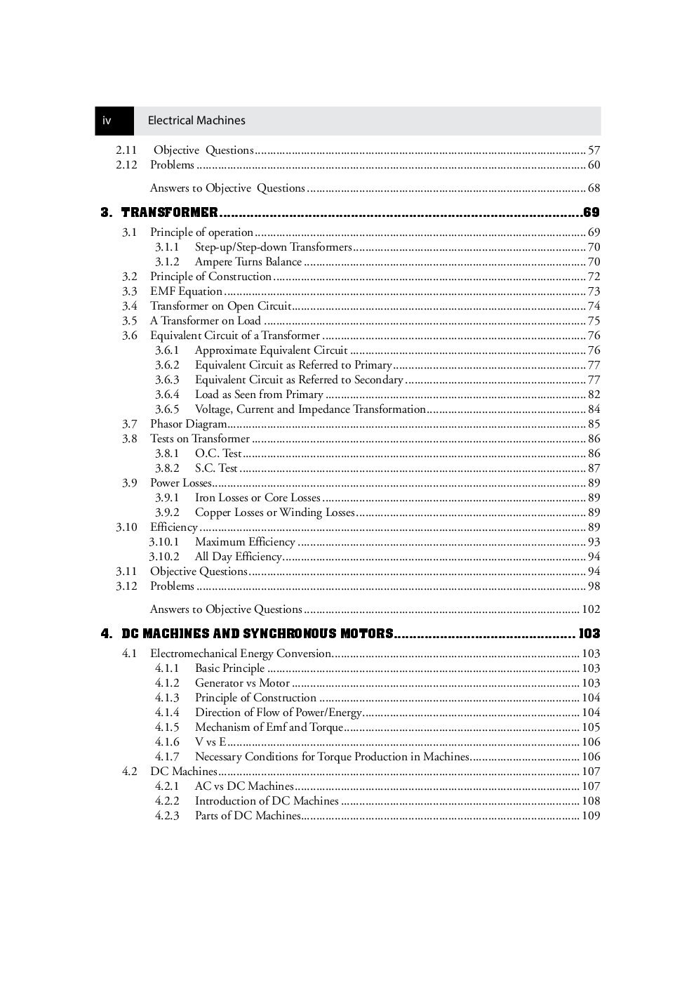 Electrical Machines By S.N. Ali - Page 4