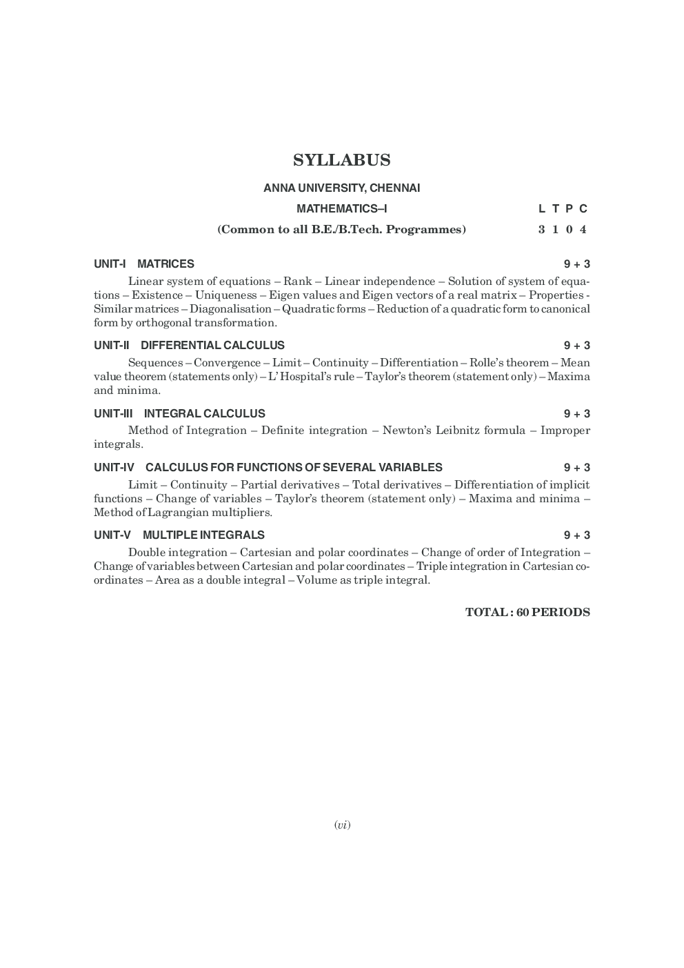 A Textbook of Engineering Mathematics(ANNA UNIVERSITY, CHENNAI) SEM-I - Page 5