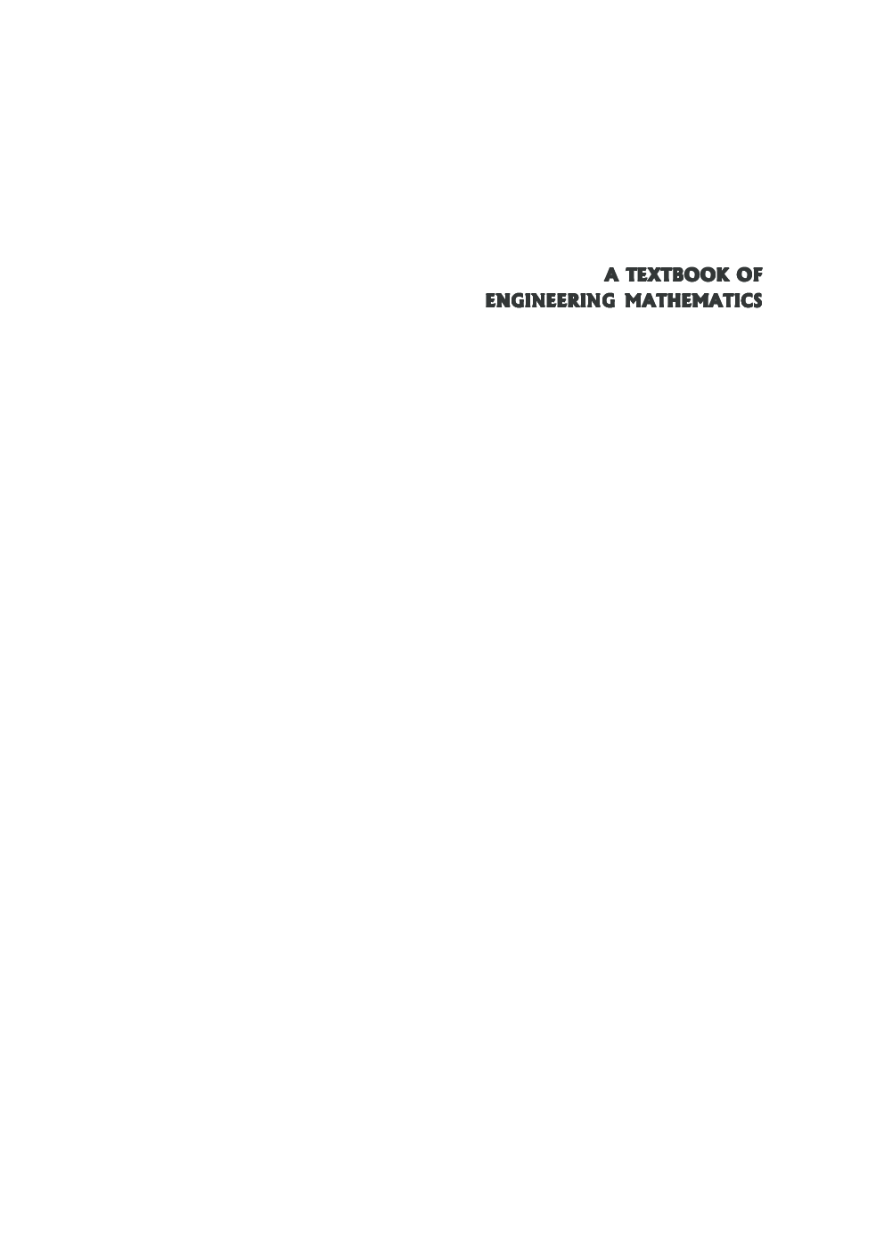 A Textbook of Engineering Mathematics (CUST, KERALA) SEM-III - Page 2