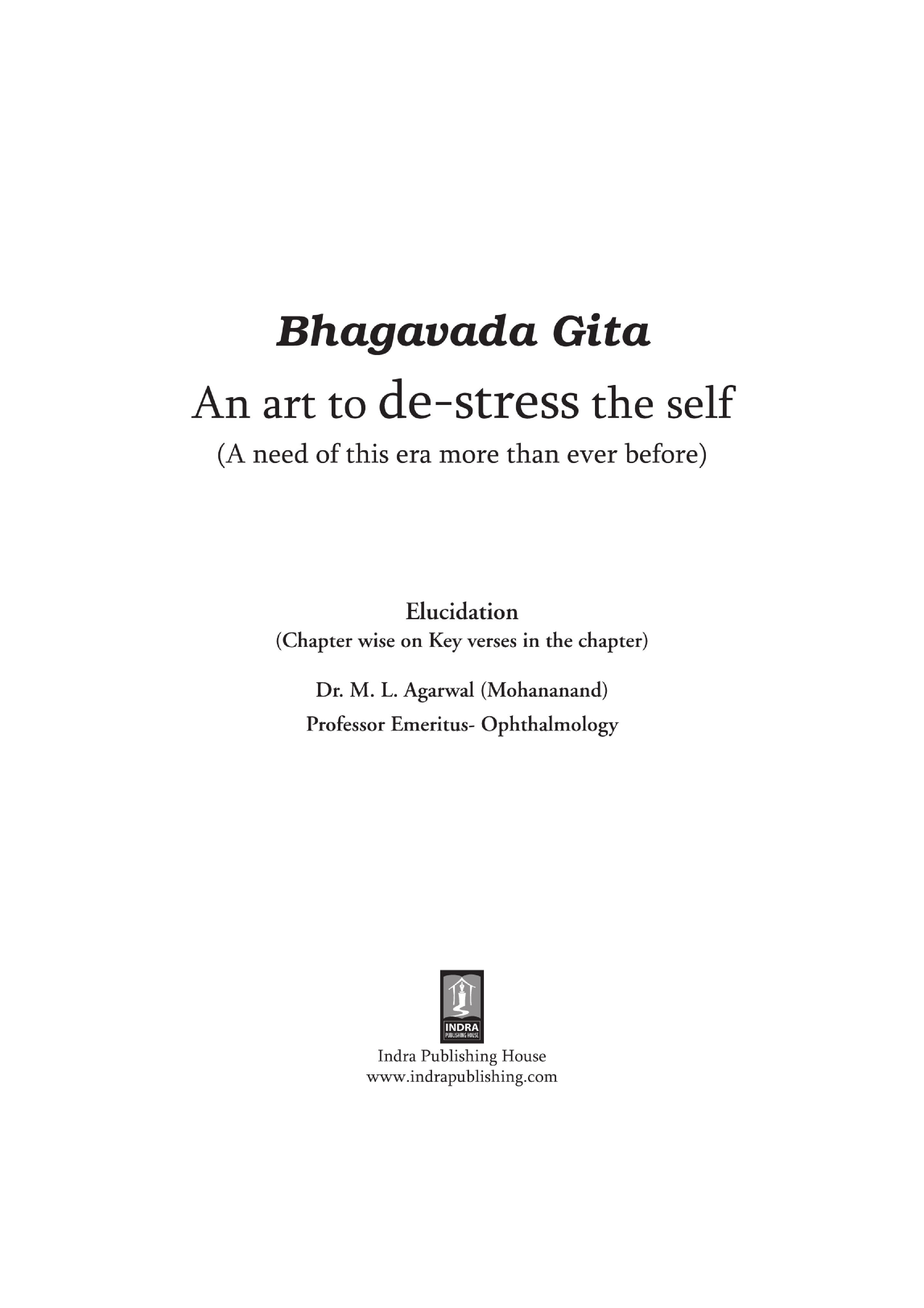 Bhagavada Gita By Swami Anubhavanada - Page 2