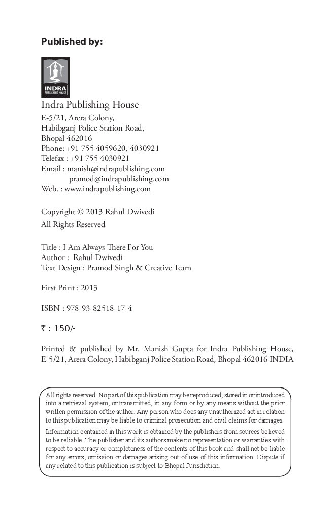 I am Always There For You By Rahul Dwivedi - Page 3