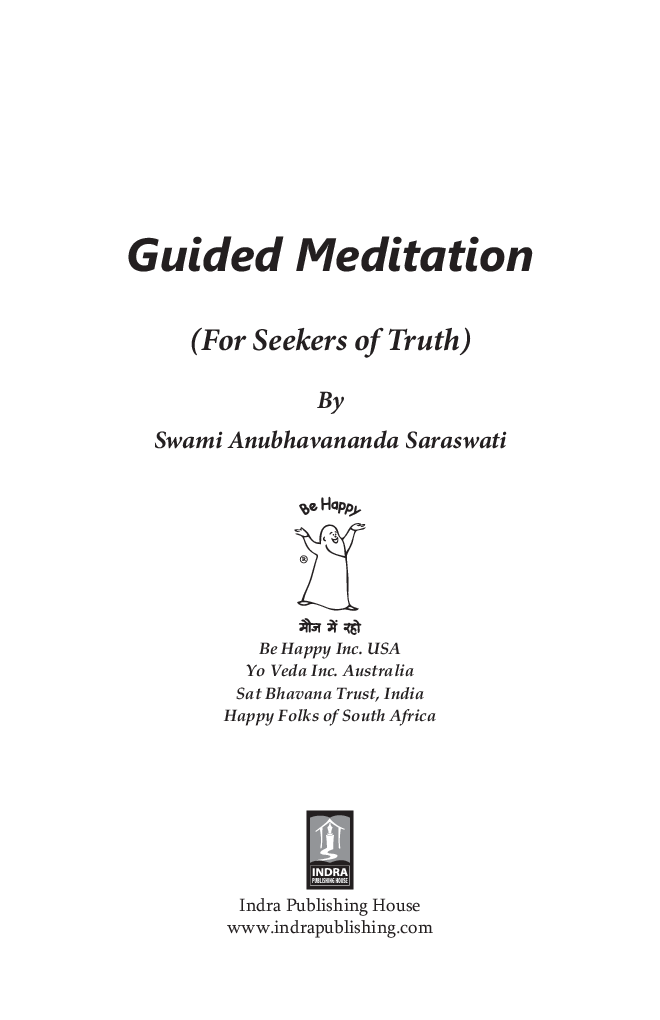 Guided Meditation By Swami Anubhavananda - Page 2