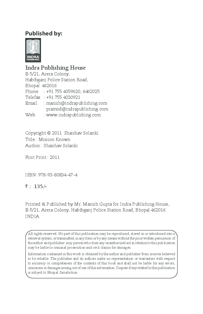 Mission Known By Shaishav Solanki - Page 3