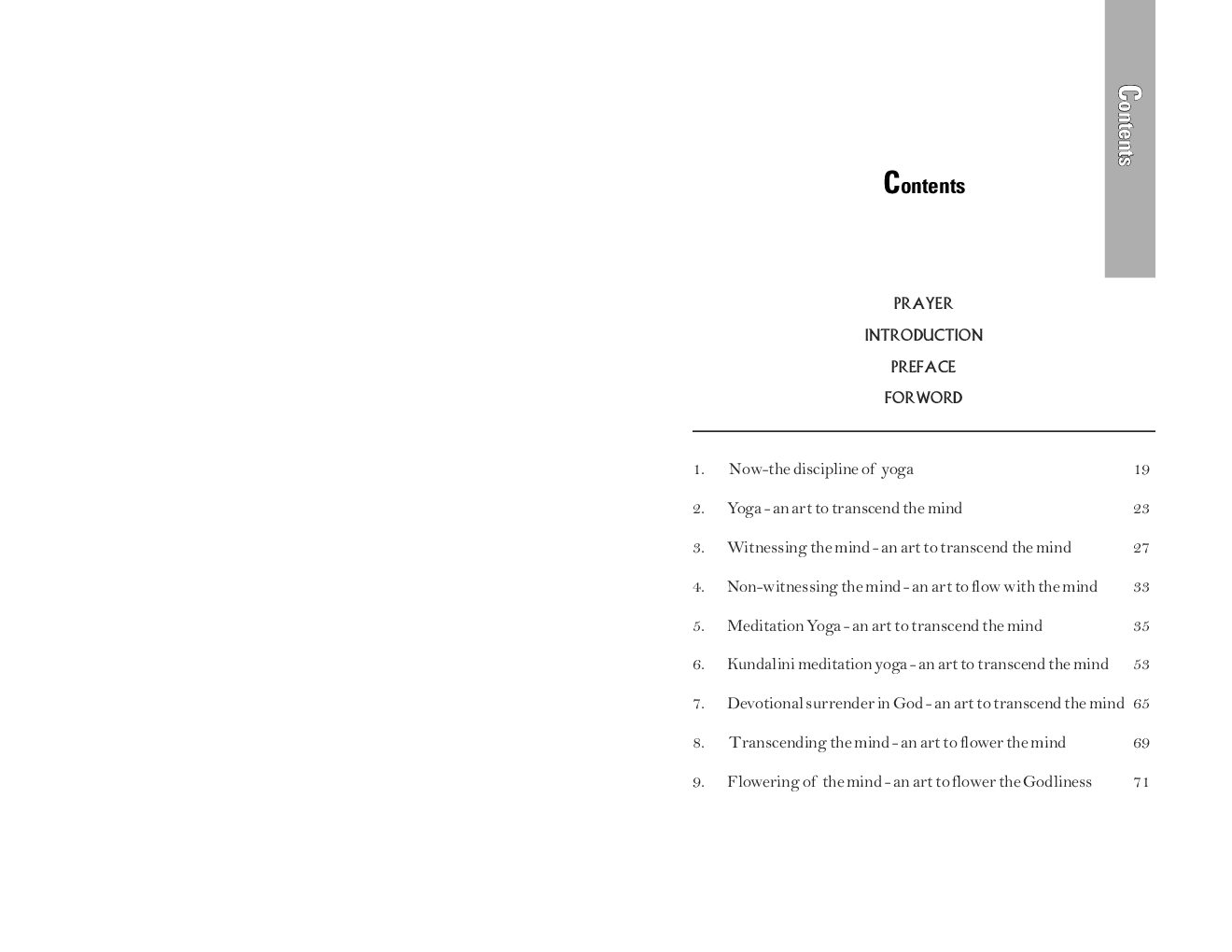 Patanjalis Art Of Meditation Yoga By M L Agarwal & Sanjeev Agrawal - Page 4