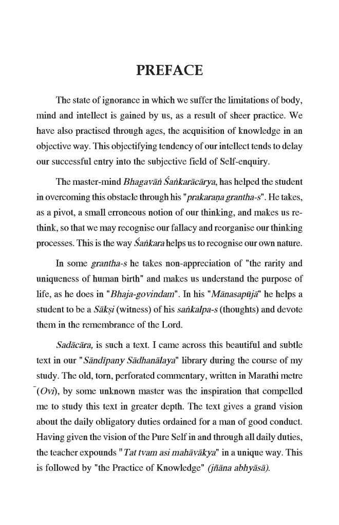 Sadacarah By Swami Anubhavanada - Page 4
