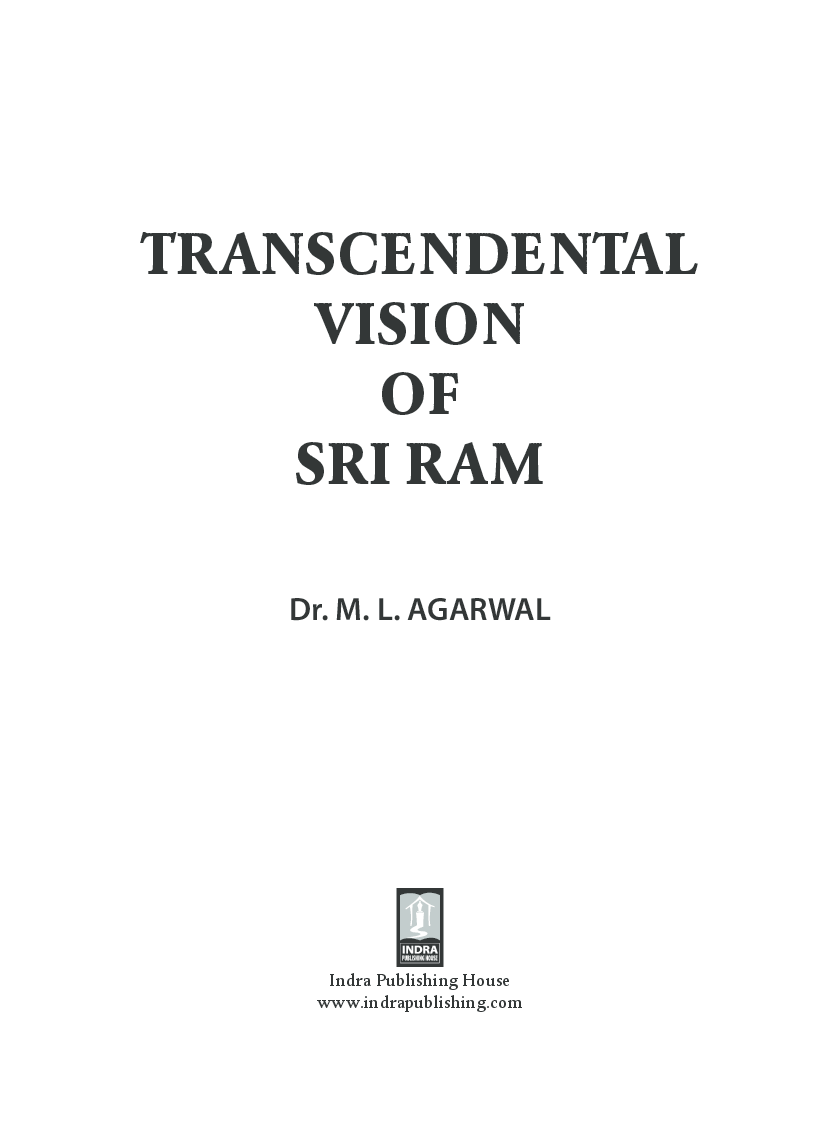 Transcendental Vision of Sri Ram By M L Agrawal - Page 2