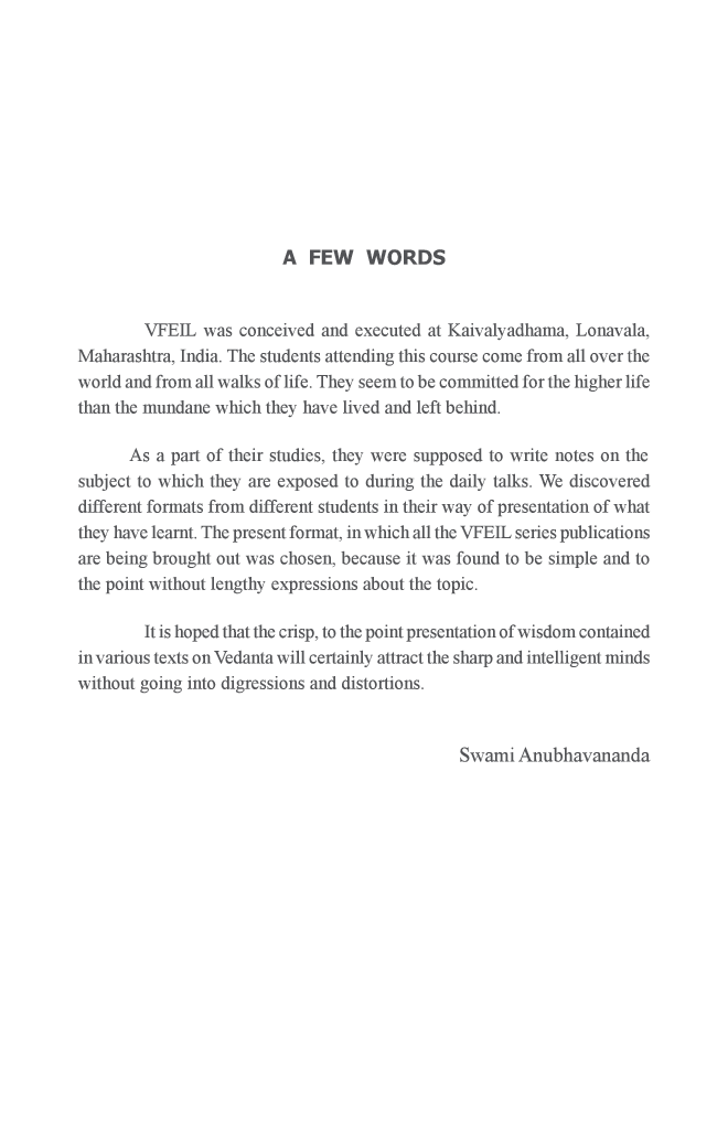 Stimulants on Sadacarah By Swami Anubhavanada - Page 4