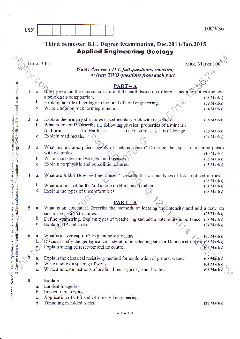 VTU QUESTION PAPERS 3rd Semester Civil 2007-2014 - Page 4