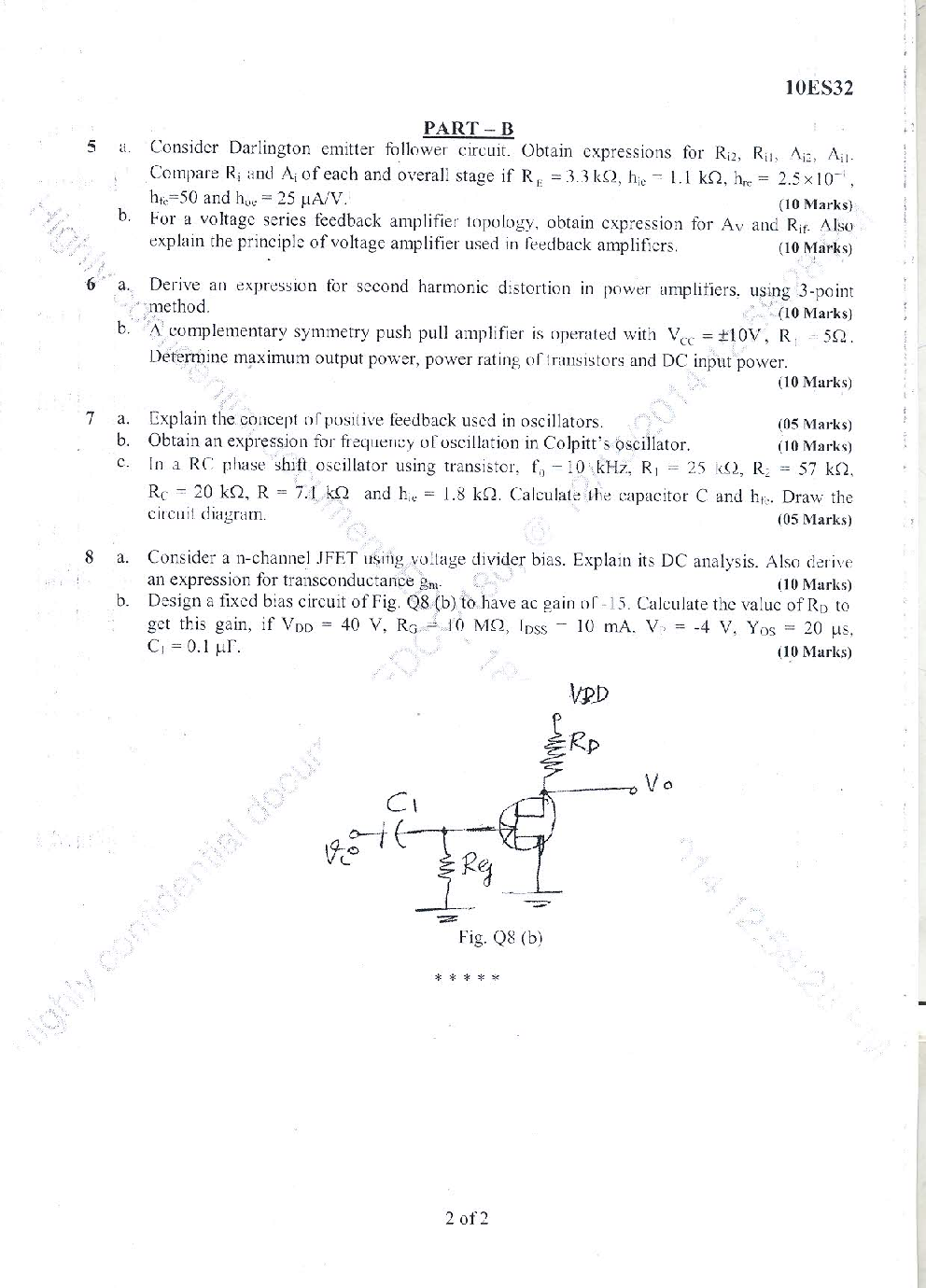 Download VTU Question Papers 3rd Semester Electronics And Communication Engineering 2011 To 2014