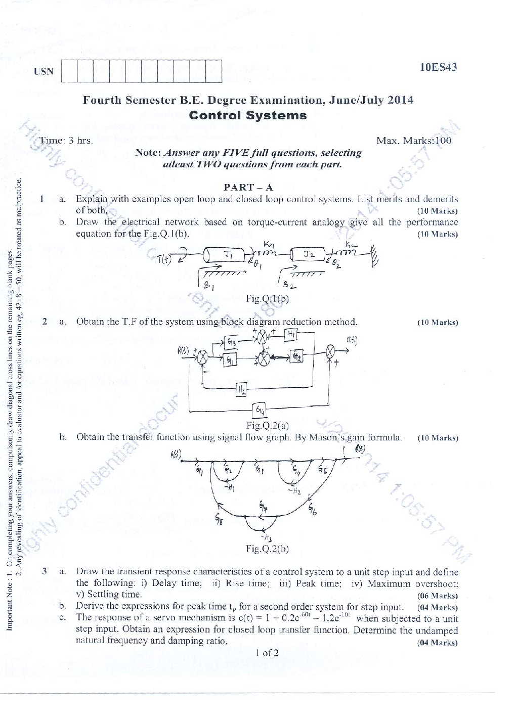 VTU QUESTION PAPERS 4th Semester Electronics & Communication Engineering 2011-2014 - Page 5