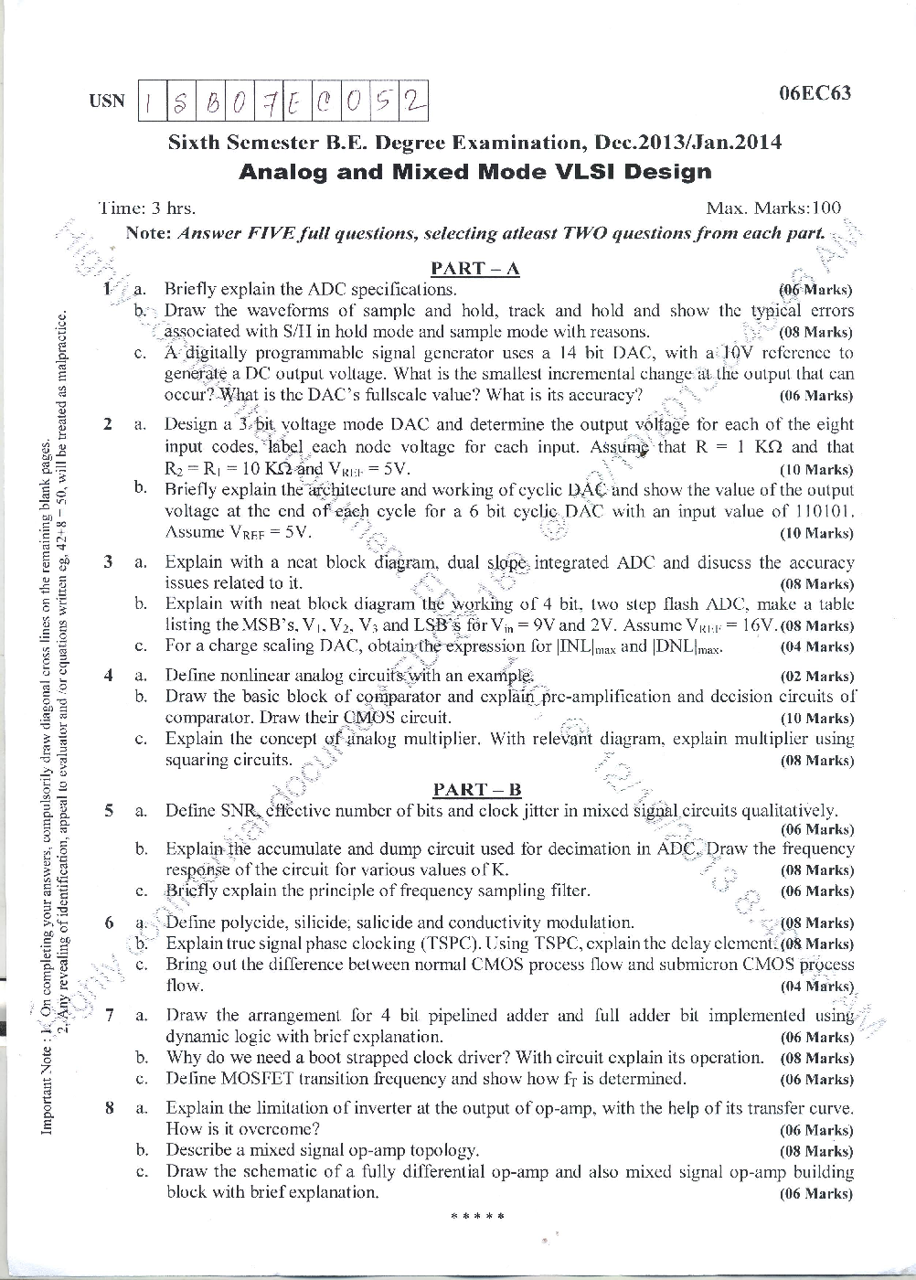 VTU QUESTION PAPERS 6th Semester Electronics & Communication Engineering 2011-2014 - Page 2