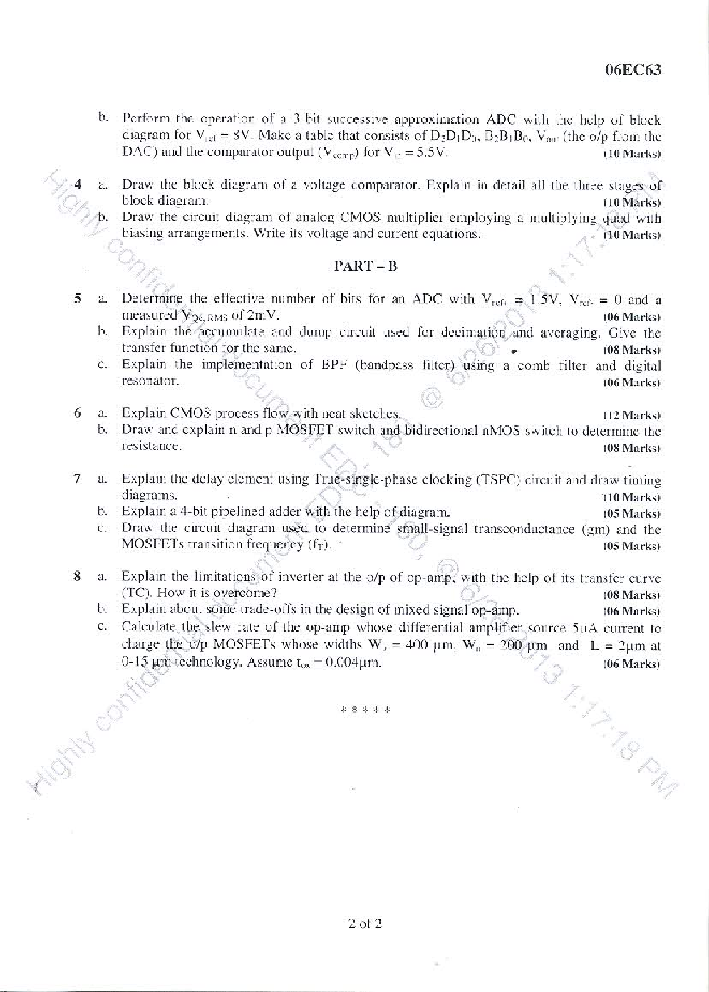 VTU QUESTION PAPERS 6th Semester Electronics & Communication Engineering 2011-2014 - Page 4