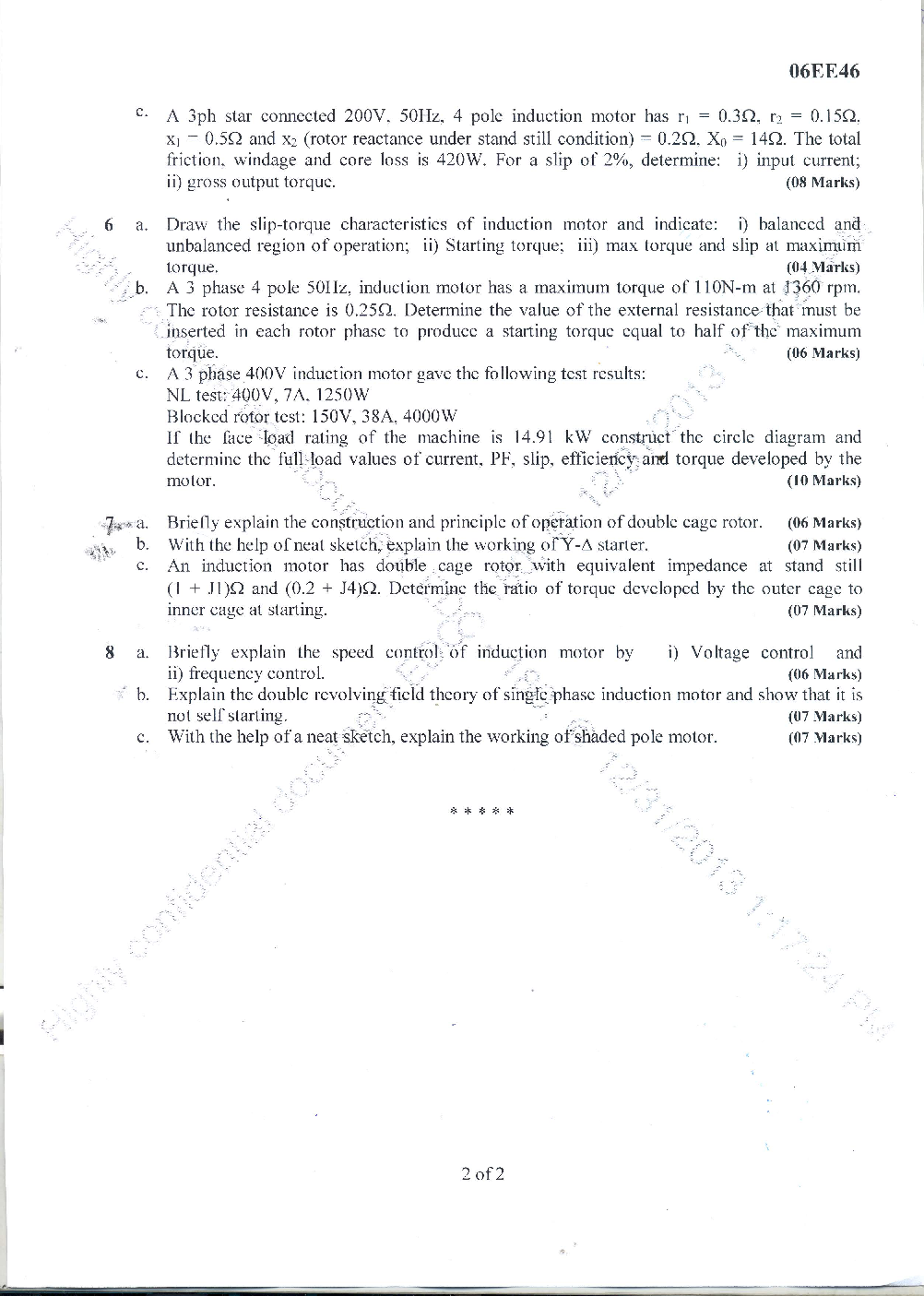 VTU QUESTION PAPERS 4th Semester Electrical and Electronics Engineering 2011 - 2014 - Page 5